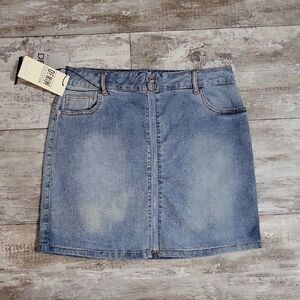 Love Tree Denim Mini Skirt